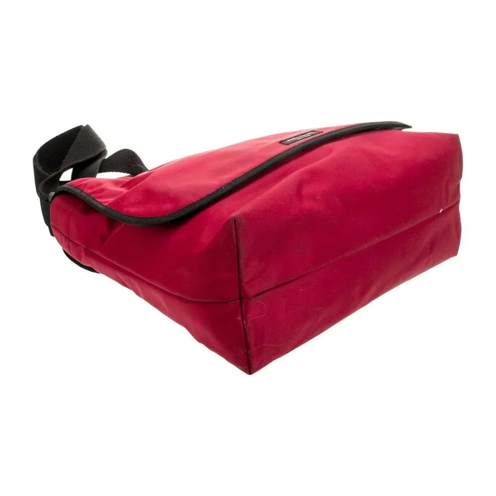 EUC Kate Spade New York Red Nylon Large Messenger Laptop Work Bag